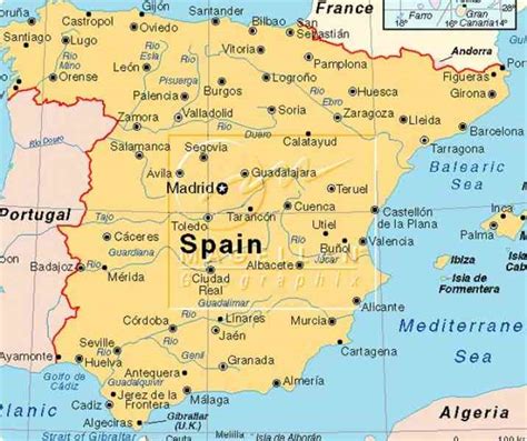 Spain is located in the south west of europe on the iberian peninsula. Map Of South Spain - HolidayMapQ.com