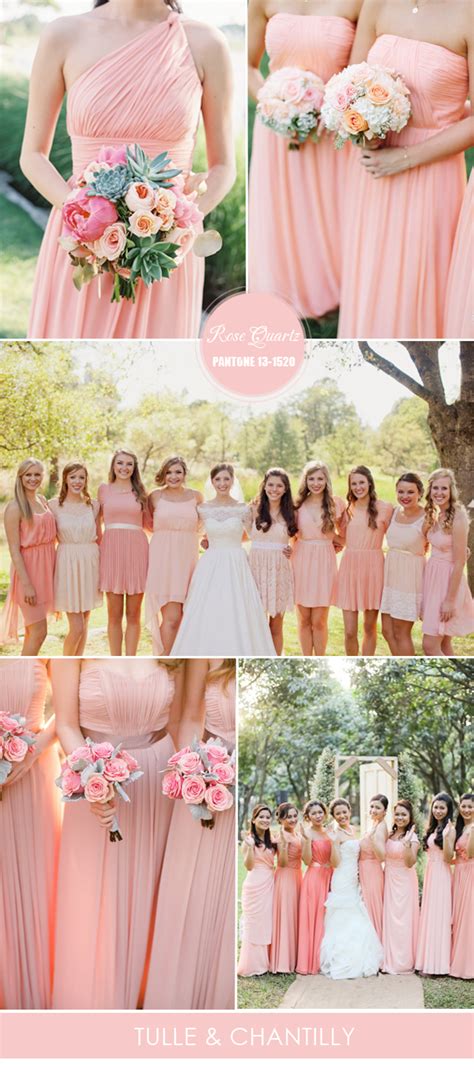 Top 10 Pantone Colors For Spring Summer Bridesmaid Dresses 2016 Tulle