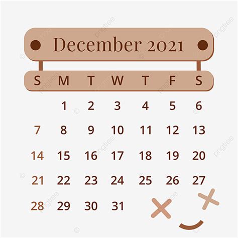 Gambar Kalender Desember 2021 Coklat Minggu Tanggal Susunan Acara