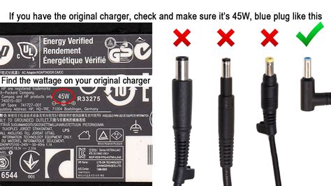 Buy Original Oem Hp 45w Laptop Charger Ac Adapter Power Cord Online At