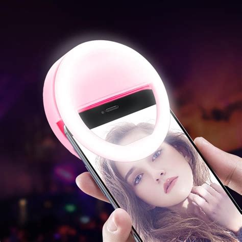 Selfie Lamp Ring Mirror With Lights Makeup Mirror Portable Lamps