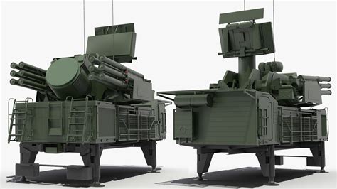 Air Defence System Pantsir S1 Sa 22 Greyhound 3d Model 79 Max Ma