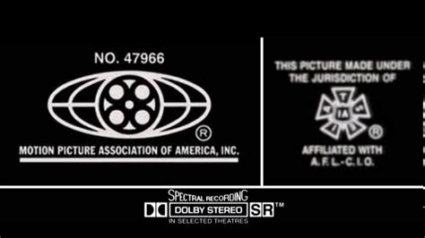 Motion Picture Association America Dolby Stereo Selected
