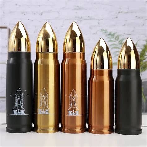 350ml500ml1000ml Travel Drink Bottle Bullet Thermoses Stainless Steel
