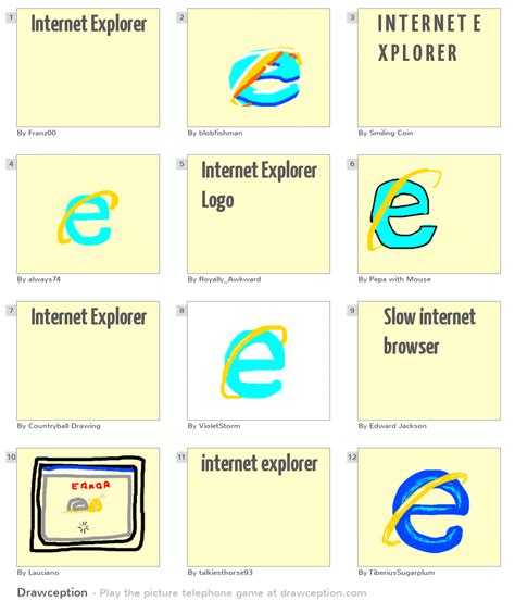 Internet Explorer Drawception