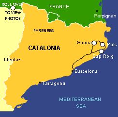 Girona Mapa Ciudad de la Región España mapa de la ciudad