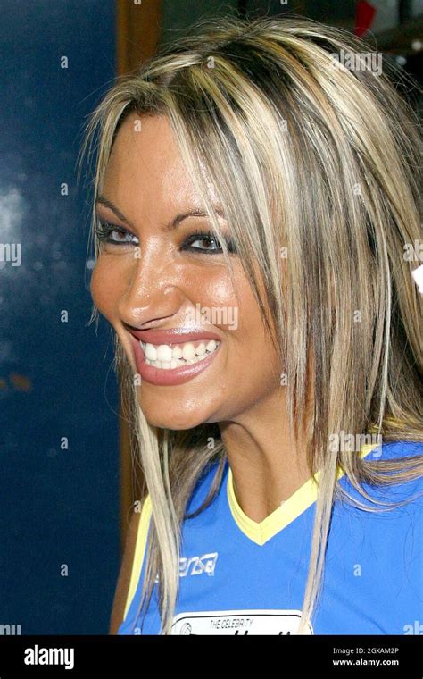 Jodie Marsh At The Celebrity Netball Sevens At The Crystal Palace