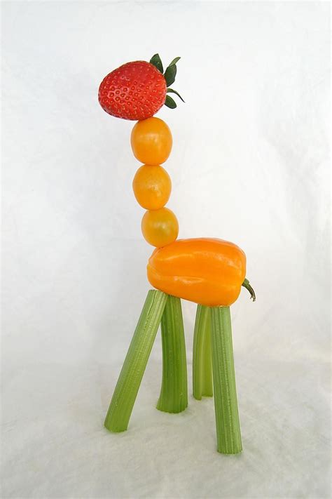A Gallery Of Adorable Animals Made From Fruits And Vegetables Food Art