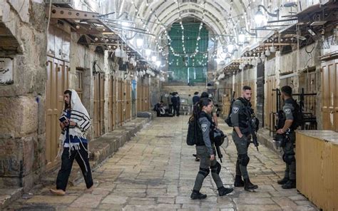 Ben Gvir Visits Temple Mount On Tisha Bav Drawing Rebuke From Us Jordan Saudis The Times