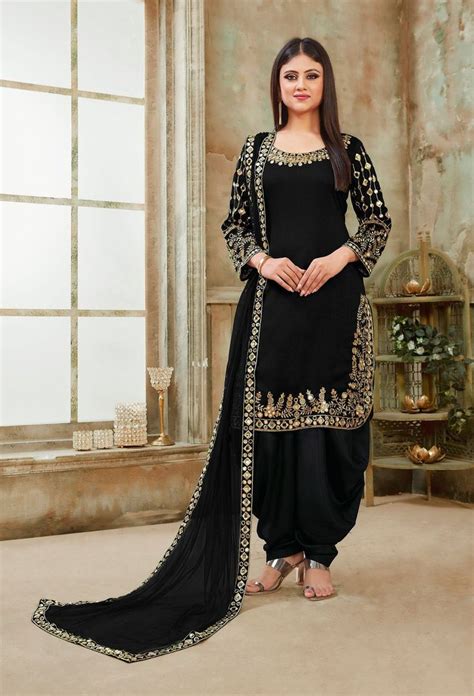 Patiyala Punjabi Suit Designer Maroon Punjabi Suit For Women Salwar