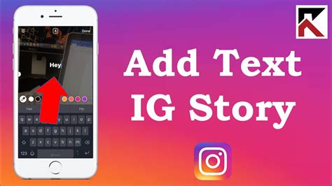 How To Add Text On Instagram Story Youtube