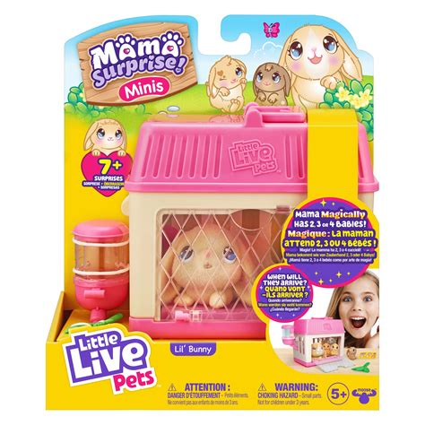 Little Live Pets Mama Surprise Minis Lil Bunny Moose Toys