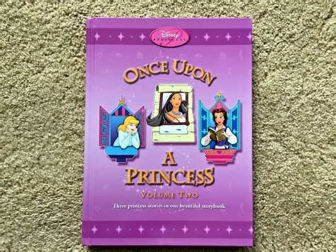 New Childrens Kids Disney Once Upon A Princess Short Stories Book
