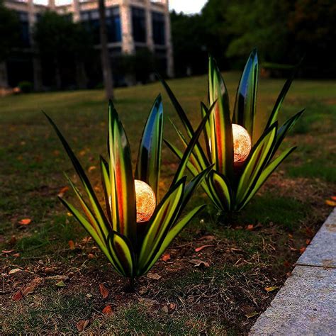 🎄70 Off On The Last Day Waterproof Solar Garden Agave Lamp In 2022