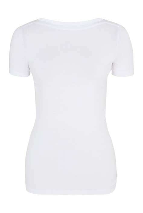 The Cotton Boat Neck Tee Long Tall Sally