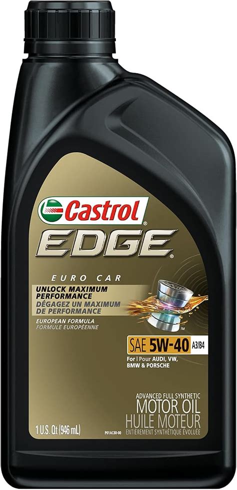 Buy Castrol Edge 5w 40 A3b4 Advanced Full Synthetic Motor Oil 1 Quart