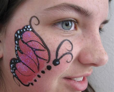 Image Result For Butterfly Face Paint Cheek Arm Painting Girl Face