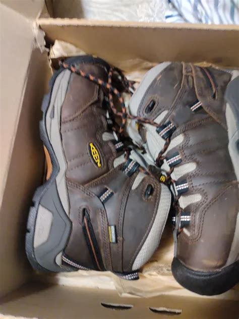 Keen Mens Detroit Xt Mid Waterproof Leather Work Boots Soft Toe Sz 85