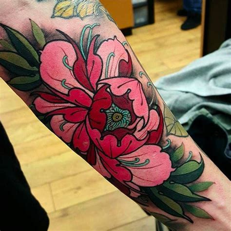 42 Amazing Japanese Peony Tattoo Color Meanings Image Hd