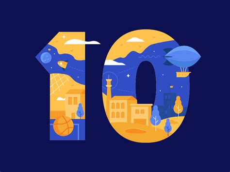 Number 10 By Nat On Dribbble