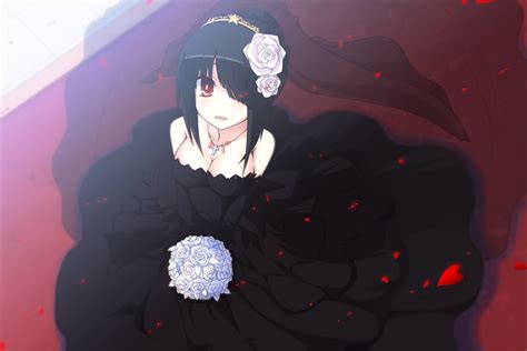 Https://techalive.net/wedding/anime Black Wedding Dress
