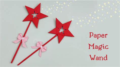 How To Make Easy Paper Magic Wand For Kids Nursery Craft Ideas