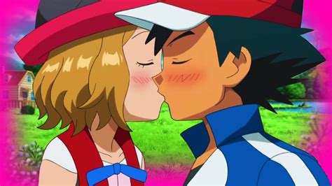 💗 Ash X Serena Kiss 💗 Amourshipping 💗 Pokemon Amv Viyoutube