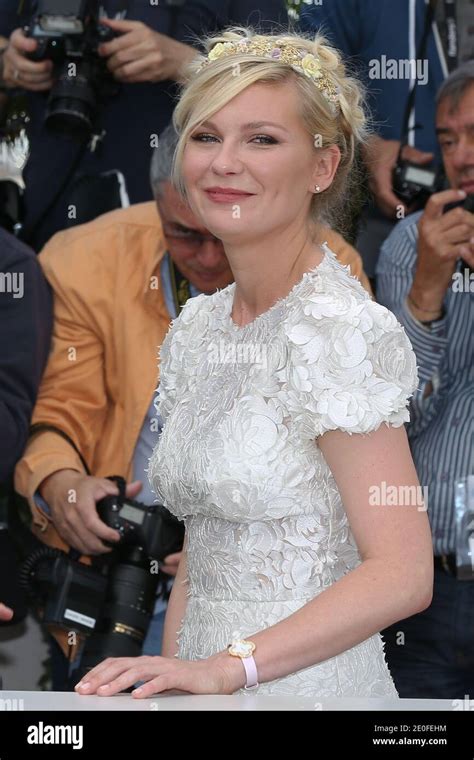 Kirsten Dunst Poses At The Photocall For On The Road As Part Of The Th Cannes Film Festival In