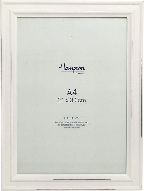 Hampton Frames Pal3019a4w Bilderrahmen Shabby Chic A4 21 X 30 Cm