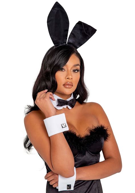 Playboy Black Boudoir Bunny Costume For Women