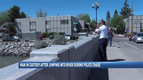 Police Suspect In Custody After Chase Ends In Truckee River Krnv