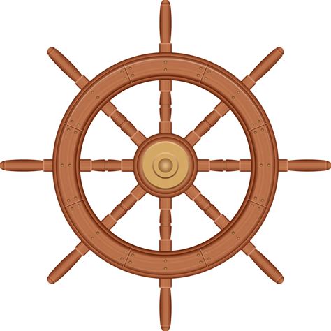 Wooden Ship Wheel Clip Art 9314946 PNG