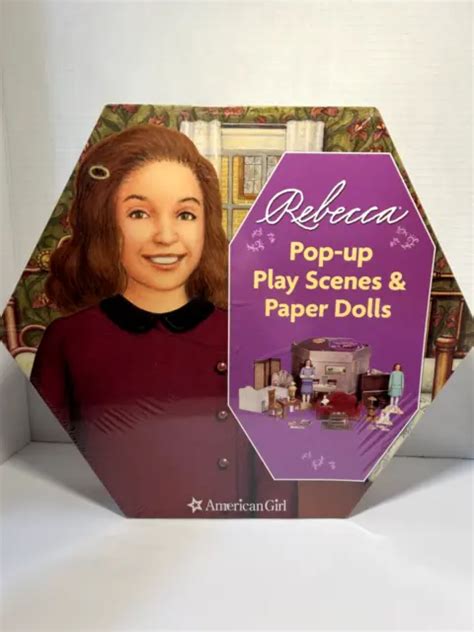 American Girl Rebecca Pop Up Play Scenes And Paper Dolls Box Set New