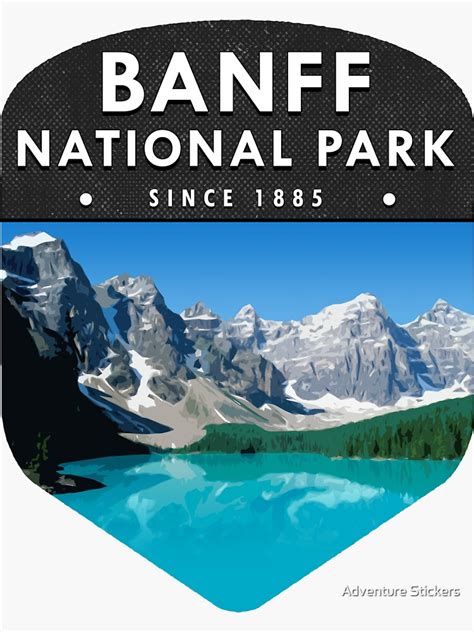 Banff National Park 2 Sticker For Sale By Tysonk Redbubble