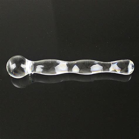 Big Pyrex Glass Dildo Artificial Pene Dick Doble Acabado Enorme