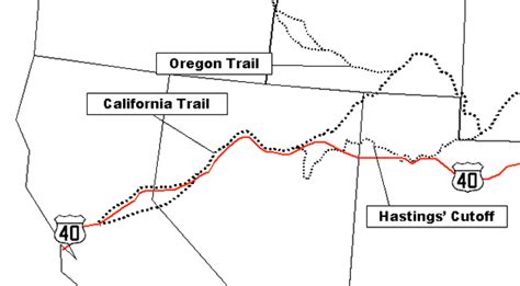 Us Route 40 California Trail
