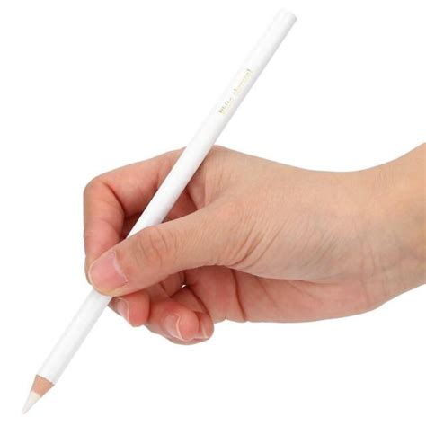 3pcs Pro White Charcoal Pencil Sketching Highlight Pen Art Painting