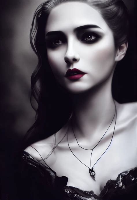 portrait of a beautiful female vampire ultra realistic midjourney openart