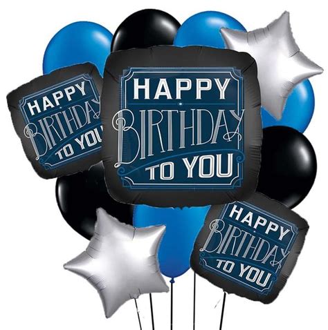 Gograph has the graphic or image that you need for as little as 5 dollars. Happy Birthday Man Mens Party Decorations 5pc Balloon ...