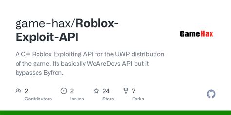 Github Game Haxroblox Exploit Api A C Roblox Exploiting Api For