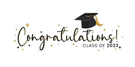 Congratulations Class Of Greeting Sign Congrats Graduated Congrats Banner Handwritten