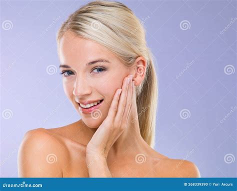 Nothing Quite Like The Feeling Of Smooth Soft Skin Portrait Of A Fresh Faced Blonde Woman