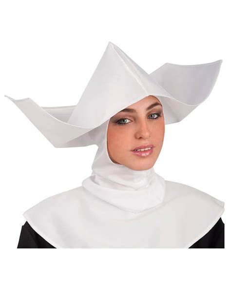 Nuns White Headdress As Nun Costume Accessories Horror Hut