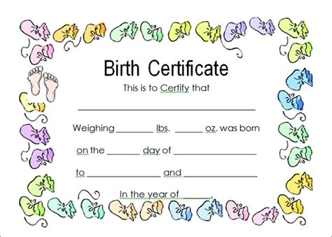 High quality replications with free proofs, fast shipping and satisfaction guaranteed. Fake Birth Certificate Template | playbestonlinegames