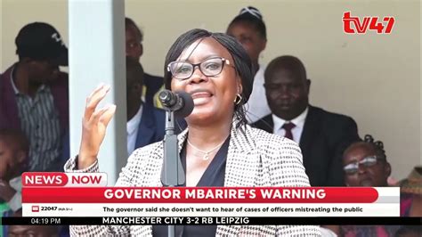Governor Cecily Mbarire warns her 'kanjos': "Be courteous when dealing