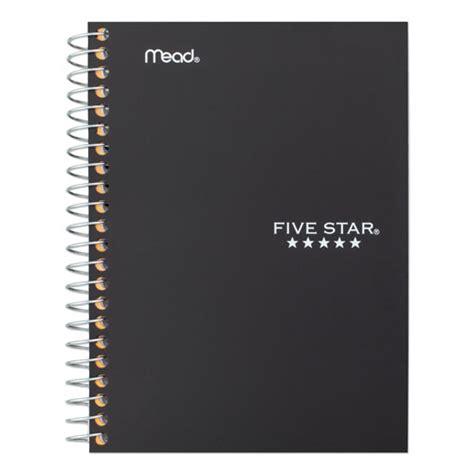 Acco Mead Wirebound Notebook Subjects College Rule Assorted Color