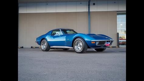 1971 Corvette Ls5 454 V8 4 Speed Bridgehampton Blue For Sale Youtube