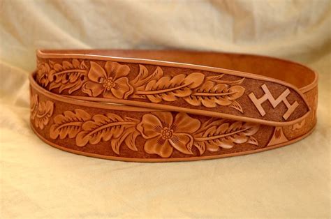 Handmade Western Leather Belt Patterns Lone Tree Leather Works Creates