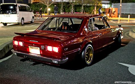Nissan Skyline Gtr Classic Car Tuning Reflection Lights