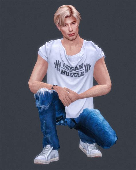 Male Modeling Poses Set 2 5 Poses Total The Sims 4 Katverse